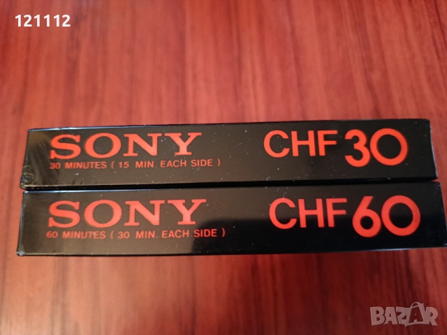 Аудио касети Sony CHF, снимка 3 - Аудио касети - 52772225