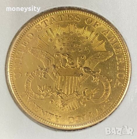 Златна монета 20 Долара 1904 г, злато, снимка 2 - Нумизматика и бонистика - 45624382