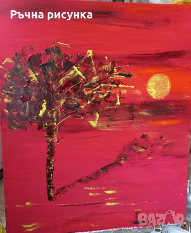 Авторски картини+ подарък порцеланова чаша , снимка 14 - Картини - 50269026