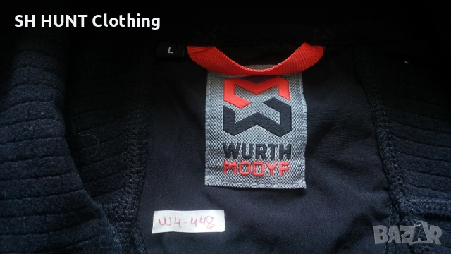 WURTH MODYF M456102002 Fleece Sweater Stretch размер M работна горница W4-448, снимка 15 - Суичъри - 52075887