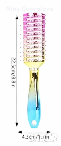 Четка за всякакъв вид коса - безболезнено разресване, снимка 3 - Аксесоари за коса - 52483575
