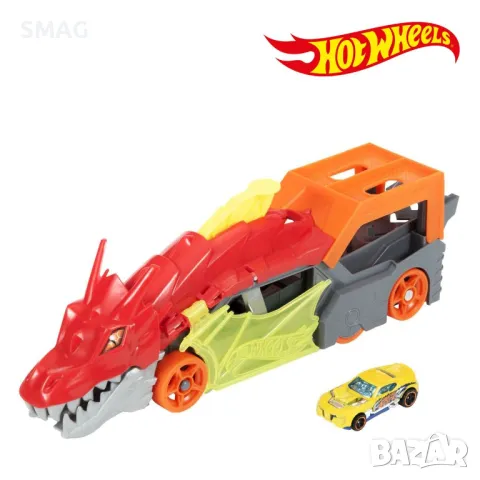 Hot Wheels Dragon Truck - Mattel S_1213624, снимка 1 - Коли, камиони, мотори, писти - 47978929