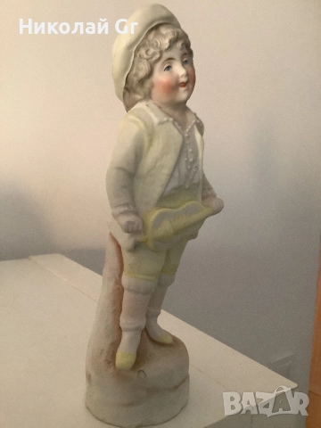 Статуетка порцелан производства Германия бисквита 1920 години, снимка 2 - Статуетки - 52288797