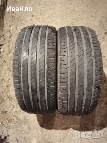 Продавам 2 броя летни гуми 245.45.18 на 1 сезон дот 2019 Мишелин 