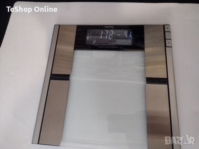 Везна TOPCOM Body Analysis Scale 2000 - тегло, мазнини, вода, мускули, кости, снимка 4 - Други - 46396479