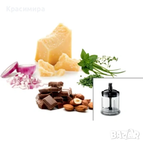 Пасатор Блендер Bosch ErgoMixx MSM67160, 750W Чопър, снимка 8 - Блендери - 53388376