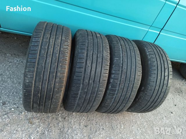 4 броя летни гуми KUMHO 5.5-6мм грайфер 205/50R17 DOT-4113, снимка 1 - Гуми и джанти - 46367795