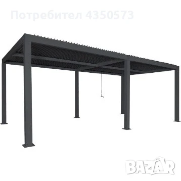 Биоклиматична алуминиева  пергола , снимка 2 - Градински мебели, декорация  - 50898834