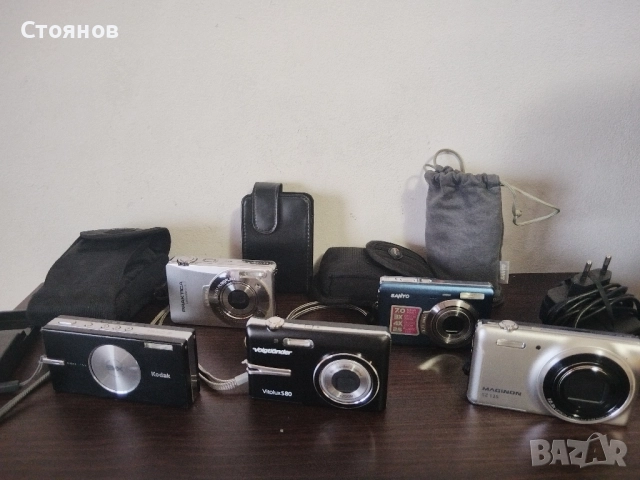 Фотоапарати SANYO,Voigtländer,Kodak,PRAKTICA,MAGINON,Germany, снимка 7 - Фотоапарати - 48834127