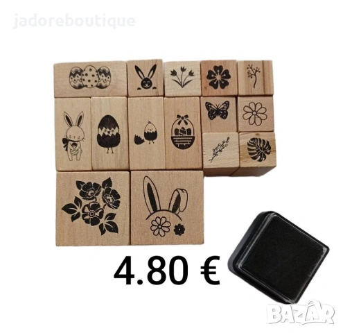 Дървени печати различни видове коледни/ handmade/ thank you, снимка 7 - Други - 46269721