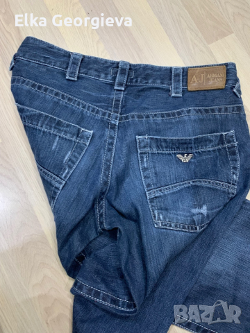 Оригинални мъжки дънки Armani Jeans , снимка 5 - Дънки - 45026044