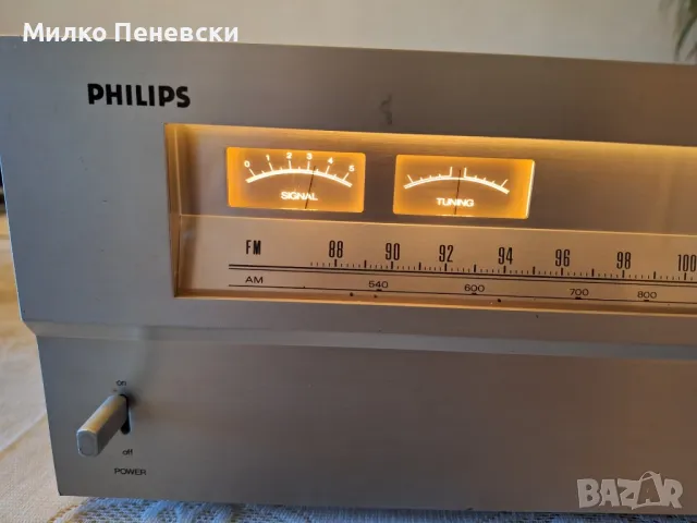 PHILIPS  STEREO TUNER HIFI 186 TYPE 22AH 186/22, снимка 3 - Ресийвъри, усилватели, смесителни пултове - 46863311