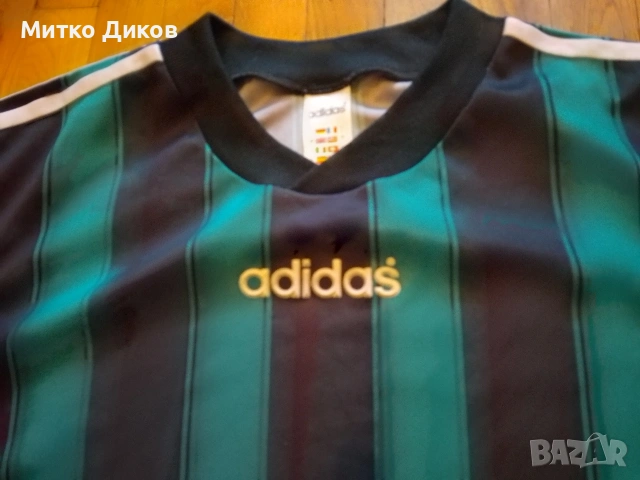 Футболна тениска Адидас винтидж от 90- те размер Л, снимка 7 - Футбол - 53488171