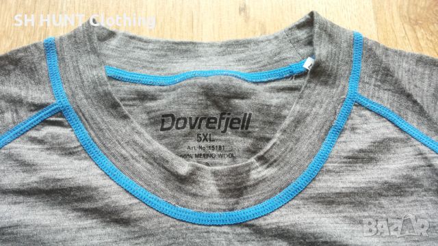 DOVREFJELL Thermo 100% Merino Wool размер 5XL термо блуза 100% Мерино Вълна - 935, снимка 6 - Блузи - 45256512