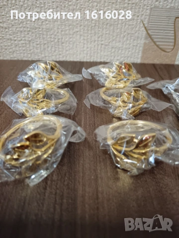 Луксозни сълфетъчни халки в златист и сребрист цвят., снимка 13 - Аксесоари за кухня - 54185593