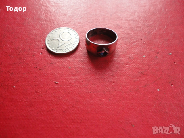 Сребърен пръстен с камък 24 , снимка 5 - Пръстени - 53304440