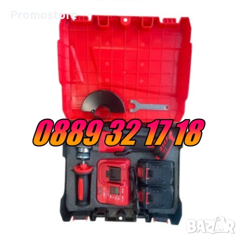 Акумулаторен ъглошлайф 125 мм 36V 8Ah, снимка 3 - Други инструменти - 53276907