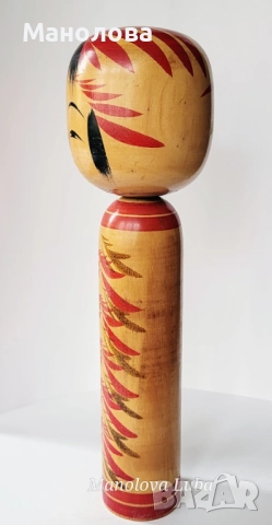 Голяма кукла Кокеши от семейство Ямагата-Сакунами-Кей, снимка 4 - Колекции - 51927945