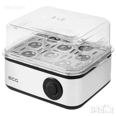 Яйцеварка ECG UV 5080, 500W, 8 яйца, Сив, снимка 3 - Други - 47104292