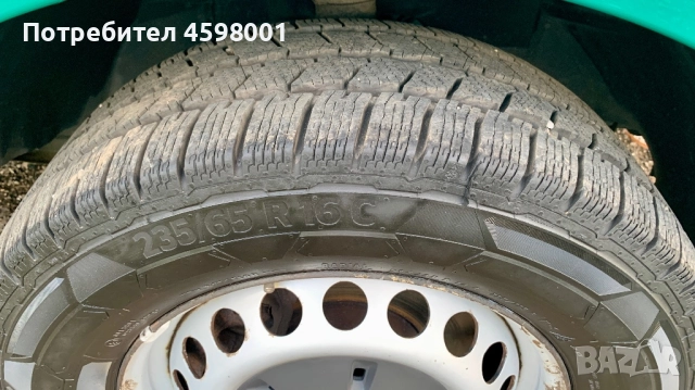 4бр.Нови Зимни Гуми Continental 235/65/16C DOT2624+Джанти 16цола 6x130 за Sprinter,Crafter, снимка 11 - Гуми и джанти - 52554649