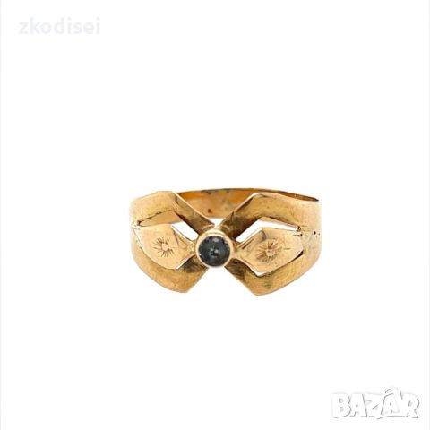 Златен дамски пръстен 2,11гр. размер:57 14кр. проба:585 модел:17122-4, снимка 1 - Пръстени - 46292359