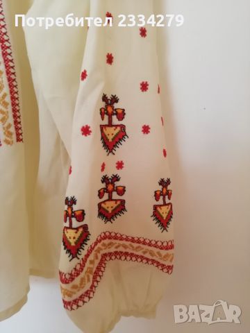 Фолклорна риза, към народна носия, ръчно бродирана коприна. , снимка 7 - Антикварни и старинни предмети - 46419923