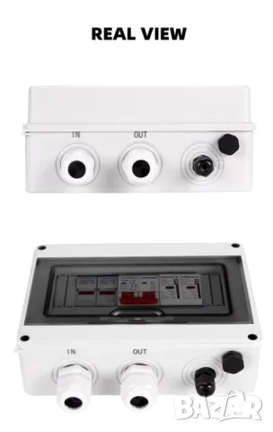 Фотоволтаична PV DC комбинирана кутия, защита от пренапрежение, мълния DC 600V IP65, снимка 12 - Друга електроника - 49909706
