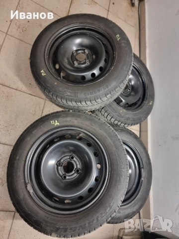 4 бр. гуми с джанти Fiat Grande Punto , снимка 4 - Гуми и джанти - 52672475