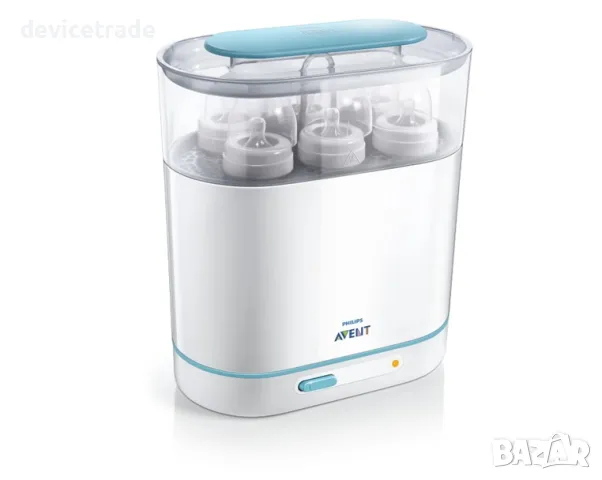 Електрически стерилизатор с пара 3-IN-1 Philips-AVENT SCF284/03, снимка 1 - Стерилизатори - 48857632