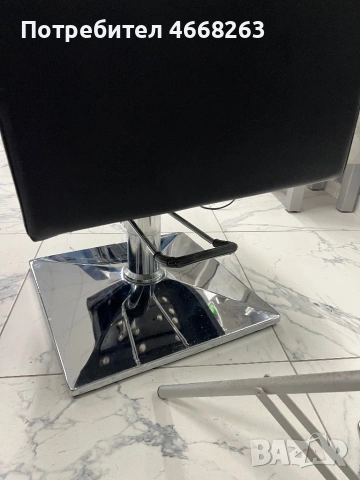 Фризьорски стол, снимка 5 - Фризьорски столове - 53604328