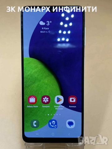 Телефон Samsung A22 /64GB /Ram 4GB/ (пукнатина на дисплея), снимка 2 - Samsung - 53265238