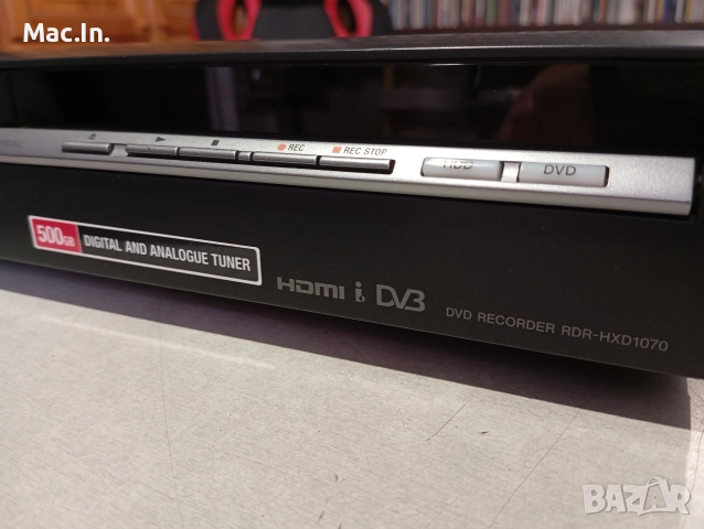 SONY DVD Recorder RDR-HXD1070, снимка 2 - Плейъри, домашно кино, прожектори - 52773635