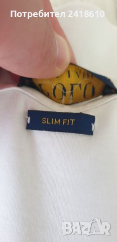 POLO Ralph Lauren Pima Soft Touch Cotton Custom Slim Fit Mens Size L ОРИГИНАЛ! Мъжка Тениска!, снимка 3 - Тениски - 45118006