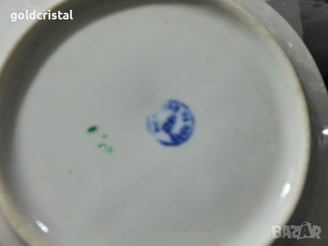 Стар български порцелан чинии дълбоки , снимка 3 - Антикварни и старинни предмети - 53068170