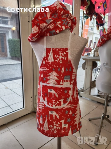 Детски готварски комплект „Малкият готвач“ – престилка и шапка