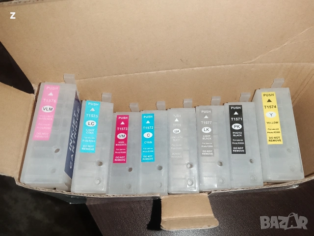 презареждащи се касети за Epson r3000