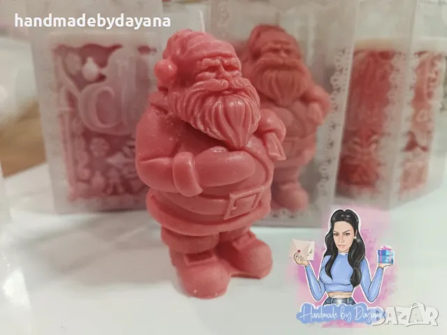 Соева свещ '' Дядо Коледа'' , снимка 1