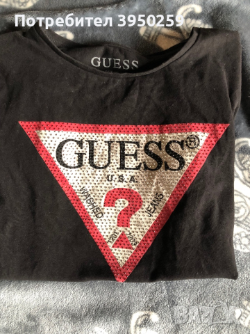 Кожено яке на Зара ново ,пола ,къси панталони ,два топа и тениска на Guess , снимка 4 - Детски комплекти - 45003167