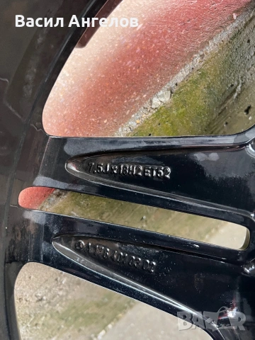 Единична джанта за Mercedes 18 7.5J ET52 A176 401 03 02, снимка 5 - Гуми и джанти - 54110621
