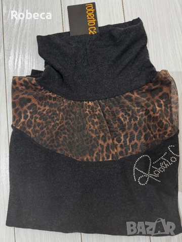 Дамска блуза Roberto Cavalli, снимка 4 - Блузи с дълъг ръкав и пуловери - 52340862