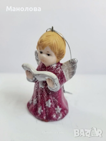 Коледно ангелче, звънче., снимка 2 - Други ценни предмети - 52396535