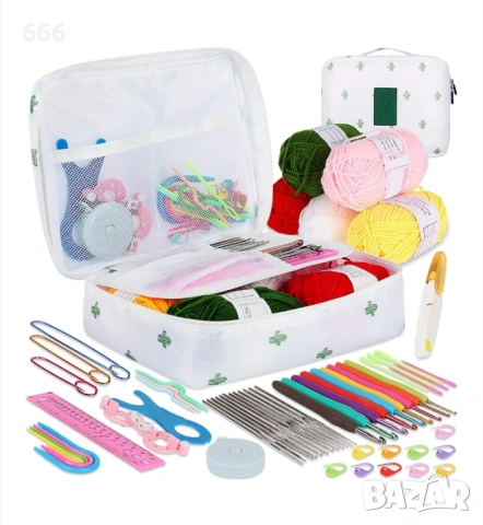 Комплект за плетене на една кука, снимка 2 - Други стоки за дома - 54106241