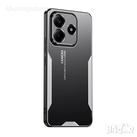 Xiaomi Redmi Note 14 5G TPU Hybrid Metal Удароустойчив Калъф и Протектор, снимка 3 - Калъфи, кейсове - 50904142
