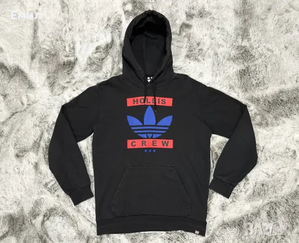 Мъжко худи Adidas Originals Run DMC Hoodie, Размер М, снимка 2 - Суичъри - 46877269