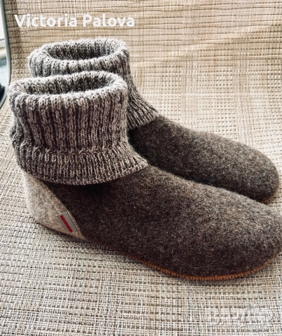 Вълнен уют от Австрия - боти-пантофи Giesswein Wildpoldsried - Размер 37 