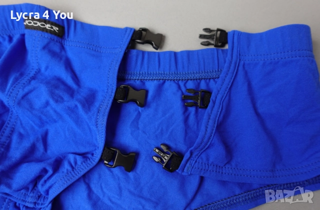 WOJOER XL немски сини слипове с предно разкопчаване, снимка 5 - Бельо - 51726999