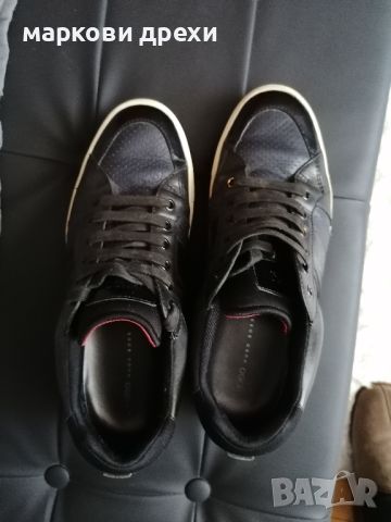 hugo boss leather sneakers 42, снимка 8 - Маратонки - 45466319