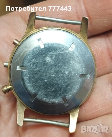 Швейцарски хронограф , снимка 3 - Антикварни и старинни предмети - 53577699