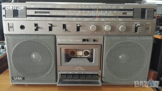 SABA RCR 756 BOOMBOX, снимка 10 - Радиокасетофони, транзистори - 54298100