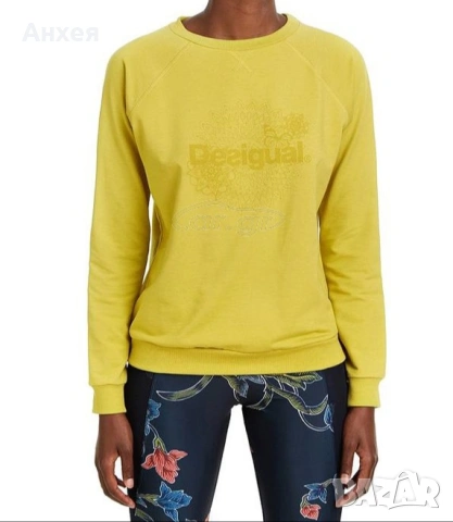 Desigual sweat crew neck essentials суичър, снимка 4 - Суичъри - 53886019